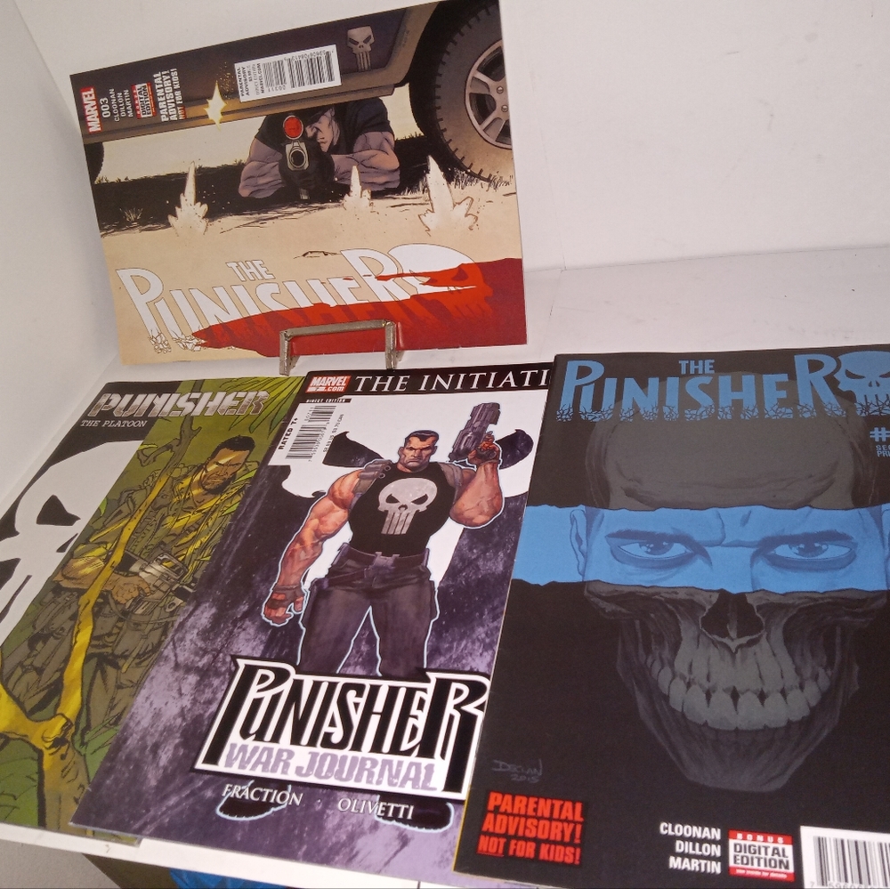 The Punisher 4 pc Comic book lot